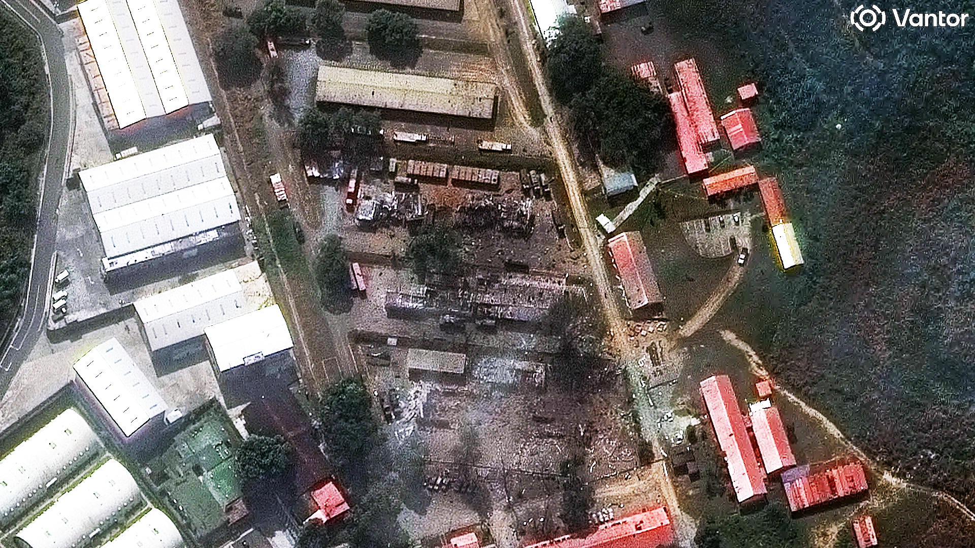 Destruction Seen At Caracas Base That Was A Focus Of The U.S. Military Operation